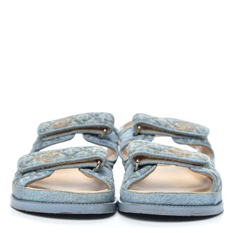 denim dad sandals